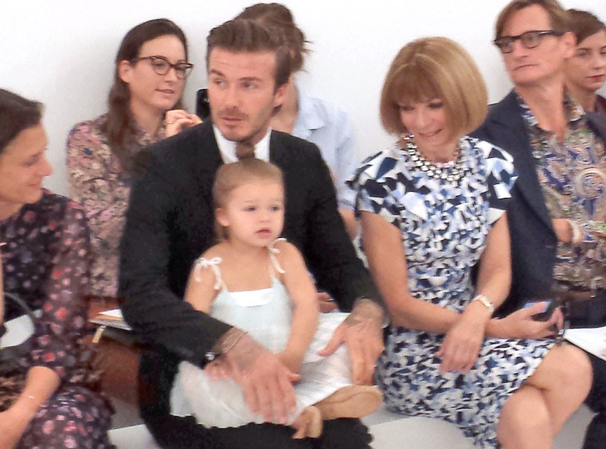 Anna Wintour, David Beckham, Harper